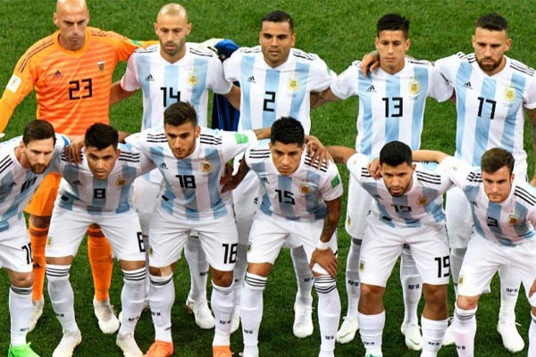 team photo for Argentina