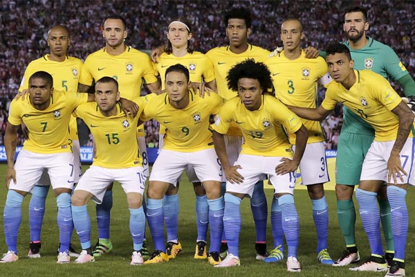 team photo for Brasil