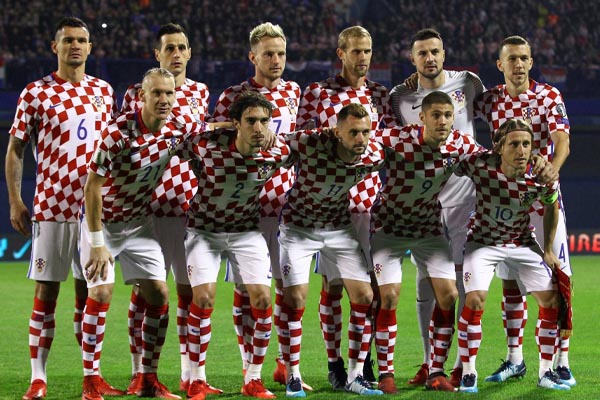 team photo for Croacia