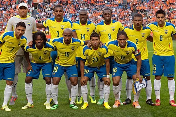 team photo for Ecuador
