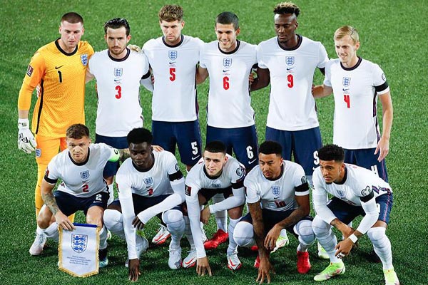 team photo for Inglaterra