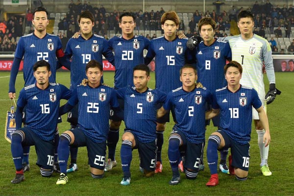 team photo for Japon