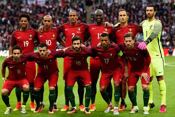 team photo for Portugal